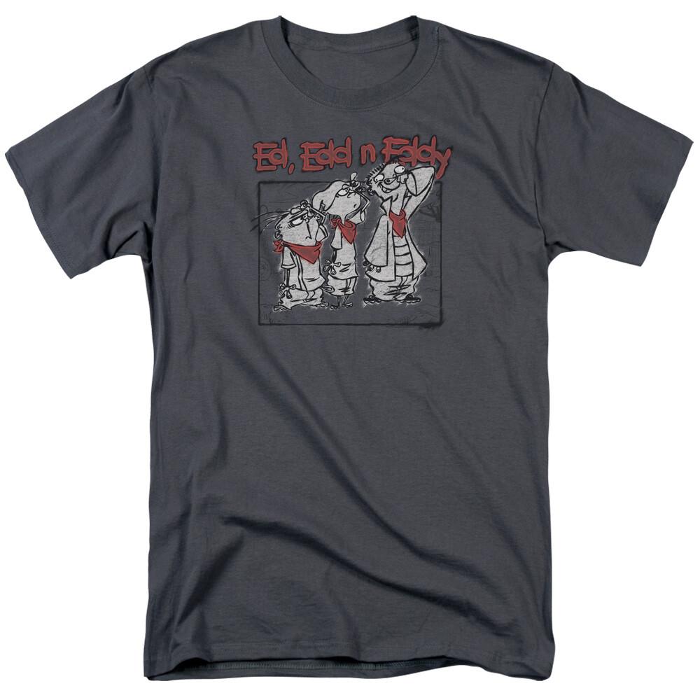 26 Ed Edd n Eddy Stand By Me T Shirt Mens Licensed Cartoon Merchandise Charcoal Unisex T-Shirt M