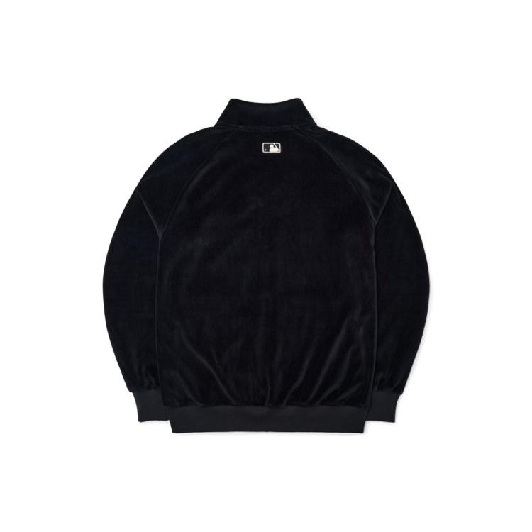 New MLB Velvet Jackets Unisex Black 3ATR00314-50BKS