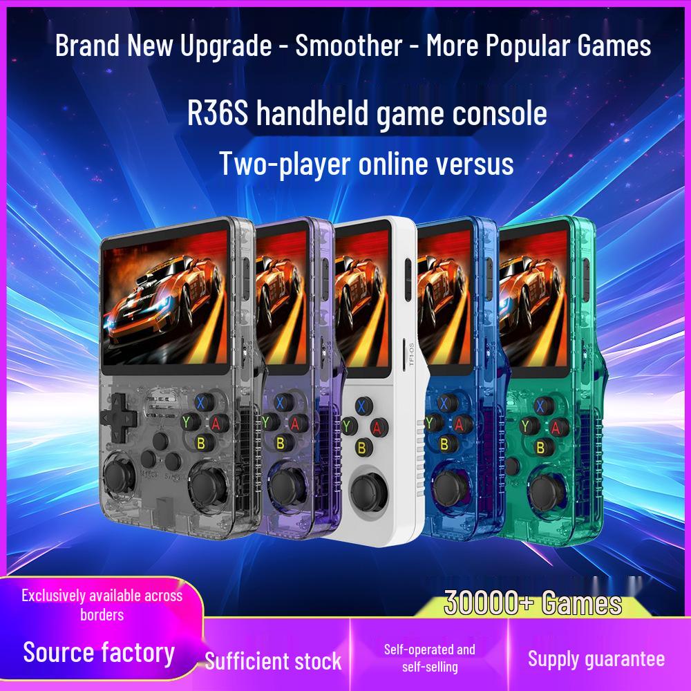 Console Portable Rétro KuaJie R36S Écran IPS - Émulateur Arcade & GBA Nostalgique Open Source