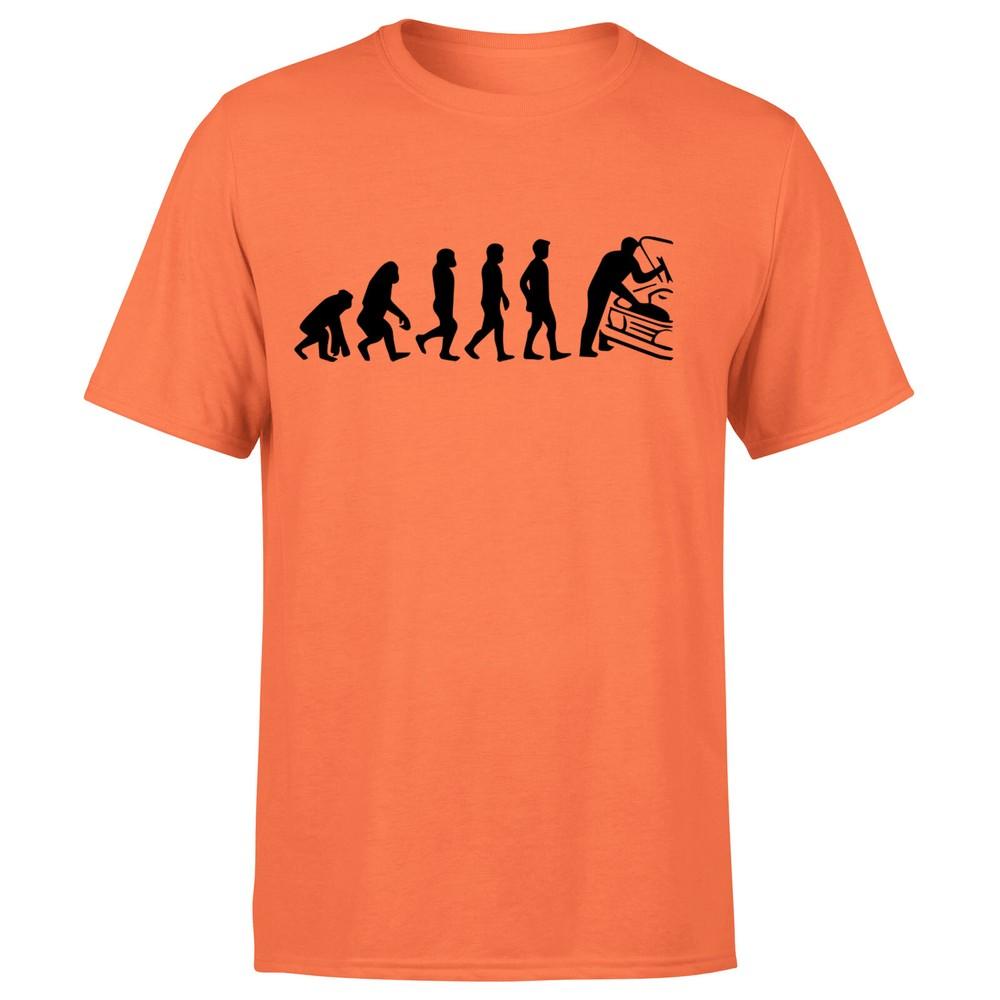 Mechanic Evolution Unisexs T Shirt Funny Car Garage Repair Engineer Retro Tee Top