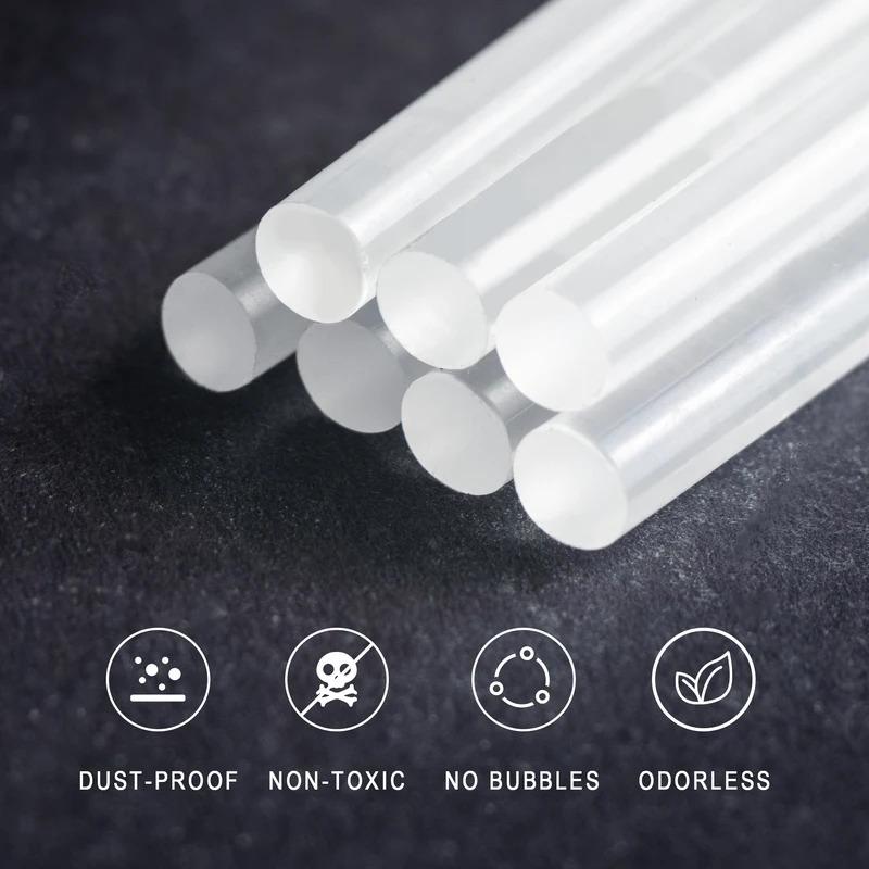 60pcs/120pcs Hot Melt Glue Sticks 7mm Hot Glue Sticks Rod for Craft Album Repair Tools  Hot Glue Gun Sticks
