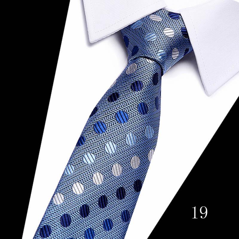 Men'S Polyester Silk High-End Twill Gold Tie 7.5Cm Formal Wedding Etiquette Tie