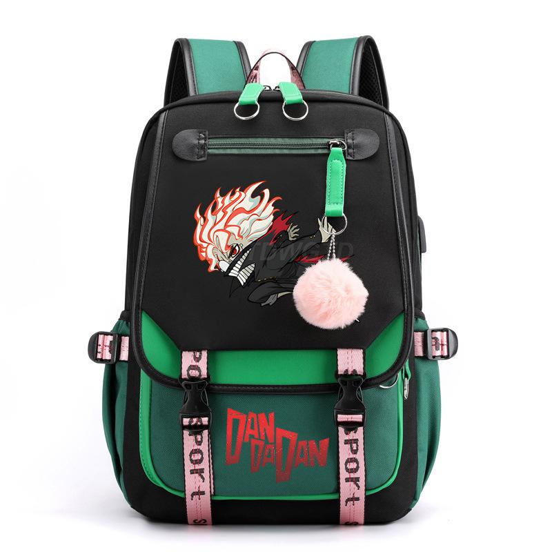 Bold Party Dandadan Surrounding Anime School Bag Fashion Male Female Versatile Elementary and Secondary School Student Lightweight Backpack