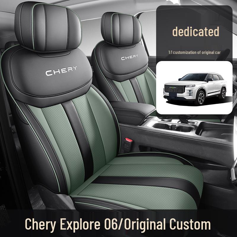 Universal Full Leather Car Seat Cushion for 2006 Explore, Five-Seat, Four Seasons - New Model