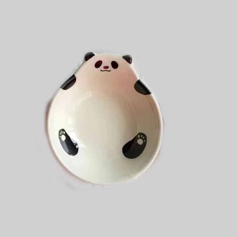 Cartoon Relief Ceramic Bowl, Household Kitchen Sauce Dish, Spoon, Seasoning Bowl, Hot Pot, Barbecue Flavor Dish Ceramic Bowl