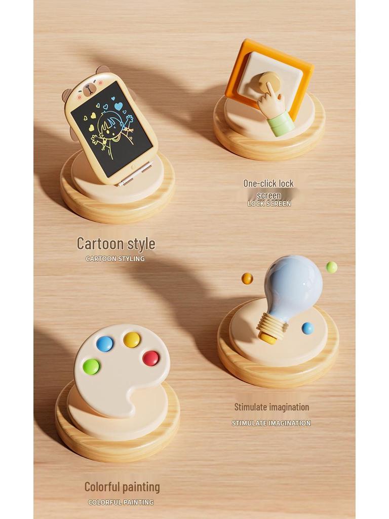 12-Inch LCD Kids' Doodle Board: Rechargeable Writing, Drawing & Educational Toy