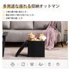 YOUDENOVA Folding Storage Storage Ottoman with Memory Foam Step Stool for Living and 160kg Weight Capacity Stool, Pad, Footrest, Rooms, Entryways,