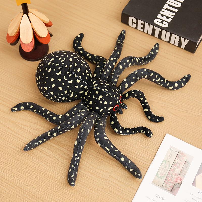20/25cm Colorful Spider Plush Toy Stuffed Insect Pillow Home Decoration Party Prop Man Gift