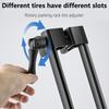 Foldable Bicycles Stand Road Bike Storage Parking Rack Folding Indoor Parking Wheel Holder for 24”-29” Bicycles