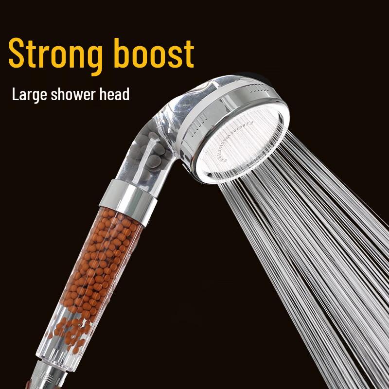 Maifan Stone Filter Pressurized Handheld Shower Head