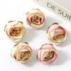 5/10/20Pcs 3.5cm Silk Tea Roses Bud Artificial Flowers Head for Scrapbook Wedding Decoration Home Room Supplies Accessories