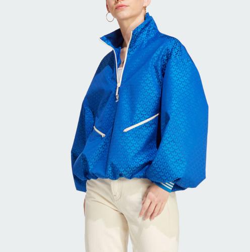 adidas Oryginalna kurtka Adicolor z lat 70. Damska, półfluorescencyjny niebieski IK7882