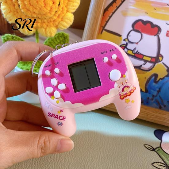 Klassischer Schlüsselanhänger Mini-Handheld-Spiel Retro-Joystick-Spielzeuganhänger für Taschen Vintage-inspirierte Rucksäcke Kreatives Elektronisches Gadget Neuheitengeschenk Kinder