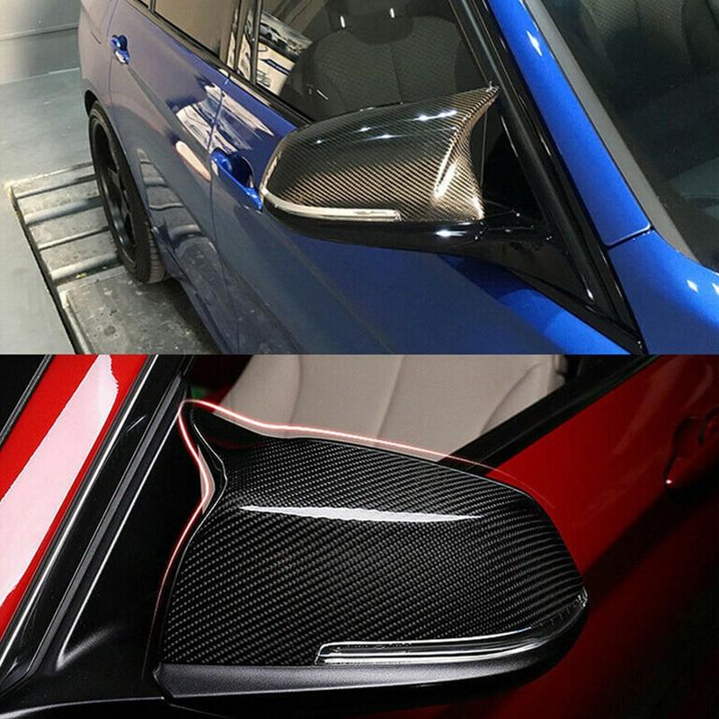 Carbon Fiber Rearview Mirror Cover Caps For BMW F20 F21 F22 F30 F32 F36 X1 F87
