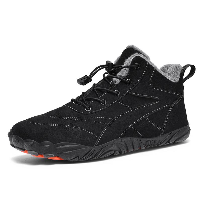 Zbrusu nové zimní boty pro muže ženy sněhové bosé venkovní protiskluzové teplé kožešinové ležérní tenisky plus velikost kotníkové boty turistické boty