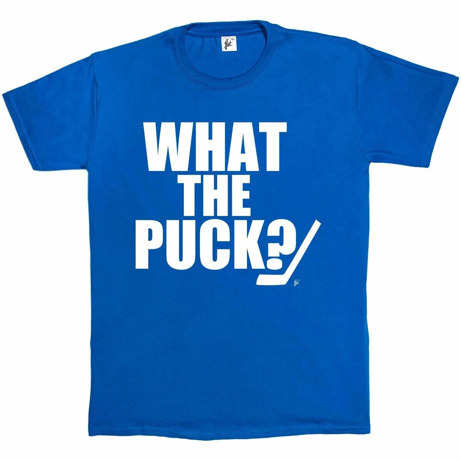 What The Puck? Hockey Stick Mens T-Shirt XS