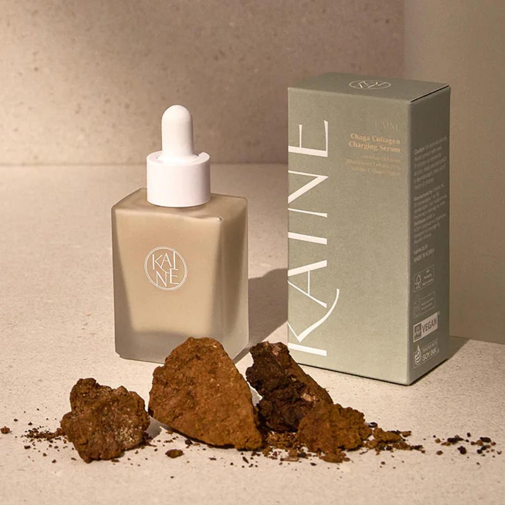 KAINE Chaga Collagen Charging Serum 30ml / Mushroom Extract 69% + Soluble Collagen