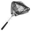 Triangle Mini Folding Aluminium Alloy Fishing Dip Net Practical Fish Accessory