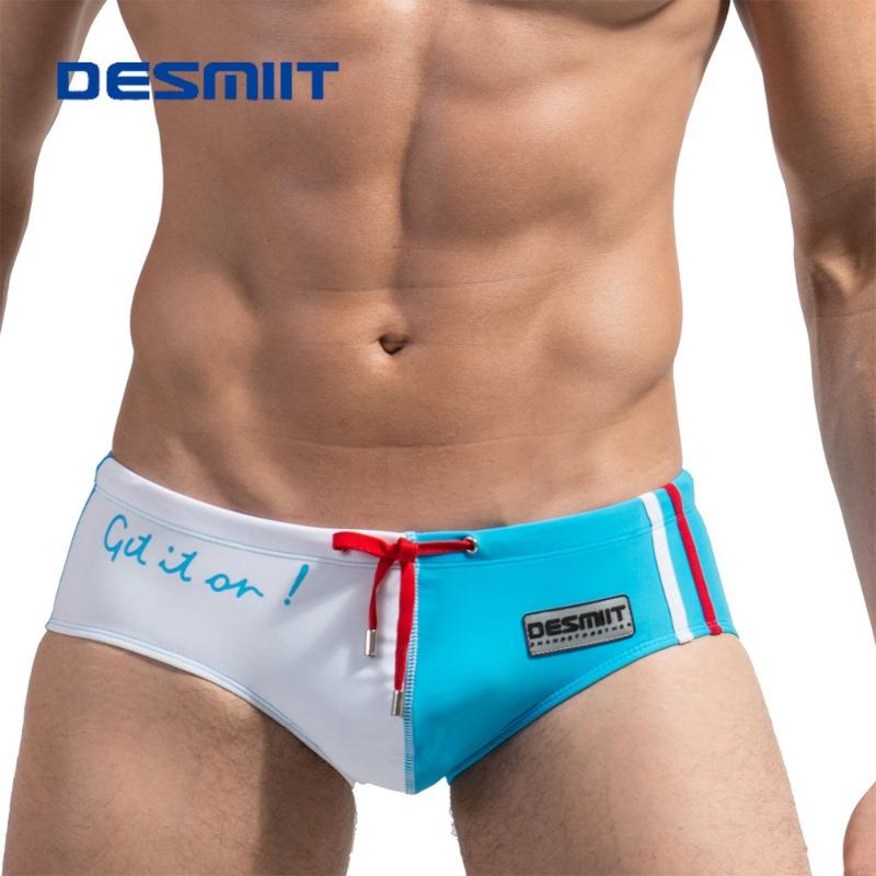 Men's Speedos, Low Waist, Color Matching Tether Beach Speedos
