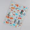 Shiny Goldfish Plastic Bag Seahorses Summer Jellyfish Starfish Shell Conch Koi Water Bubble Star Carp Nail Art Stickers Decals