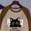 high quality 220G 100% cotton Tee shirt Summer vintage funny Cartoon Print T Shirt for Women Clothes Harajuku Oversized T-shirt Y2k Tops streetwear