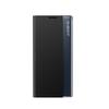 Uus Sleep Case Etui Samsung Galaxy S25 jaoks Klapiga ja alusega - Must