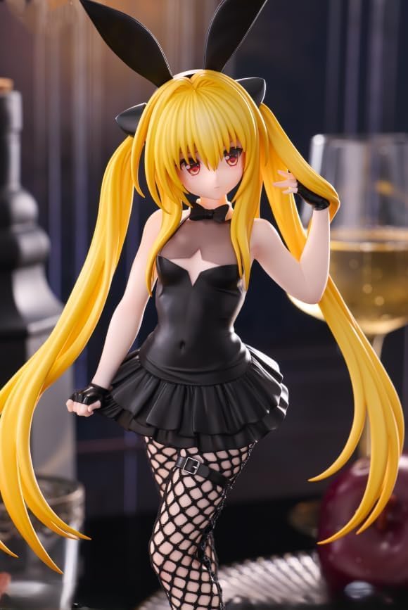 The To LOVE-Ru Darkness BiCute Bunnies Golden Darkness Figure 26cm Official Anime Bunny Girl PVC Figure