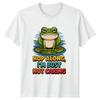 Hop Along Im Busy Not TShirt Sarcasm Frogs Birthday Gift For Him And Her