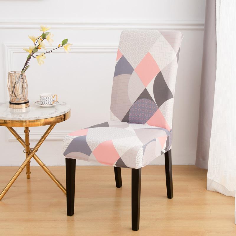 LANMOLIFEChair Cover Printed Dining Chair Covers Stretchable Washable Kitchen Chair Covers Suitable for Banquet Party Decoration