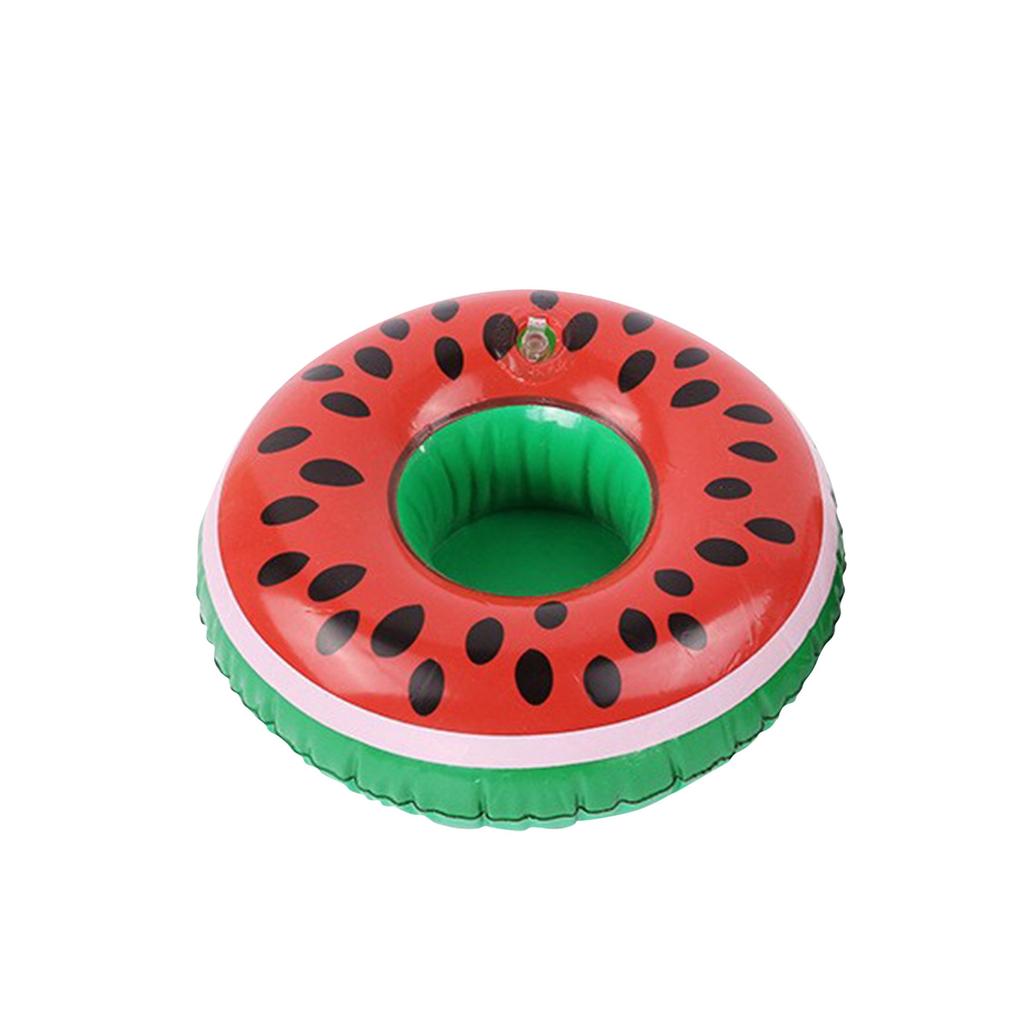 Aufblasbarer Getränkehalter für Pool und Badewanne. Aufblasbares, schwimmendes Wassergetränk für einfachen Zugang.