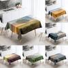 Natural Scenery Tablecloth Landscape  Anti-fouling Waterproof Rectangular Kitchen Dining Table Home Decoration