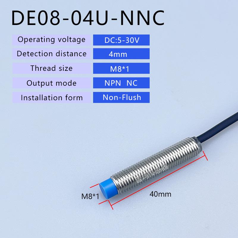 PARMA Inductive Proximity Switch Sensor M8 Series Sensing Distance 2mm 4mm 8mmHigh Quality Non-Flush Flush 6-36V NPN PNP