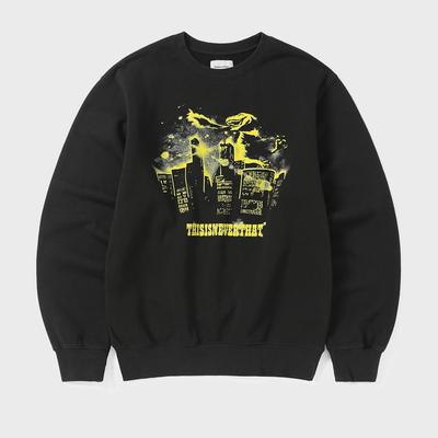ThIs Is Never That Albtraum Crewneck Off Black
