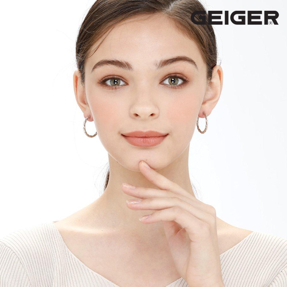 Volume One-Touch Silver Earrings Gisvee029