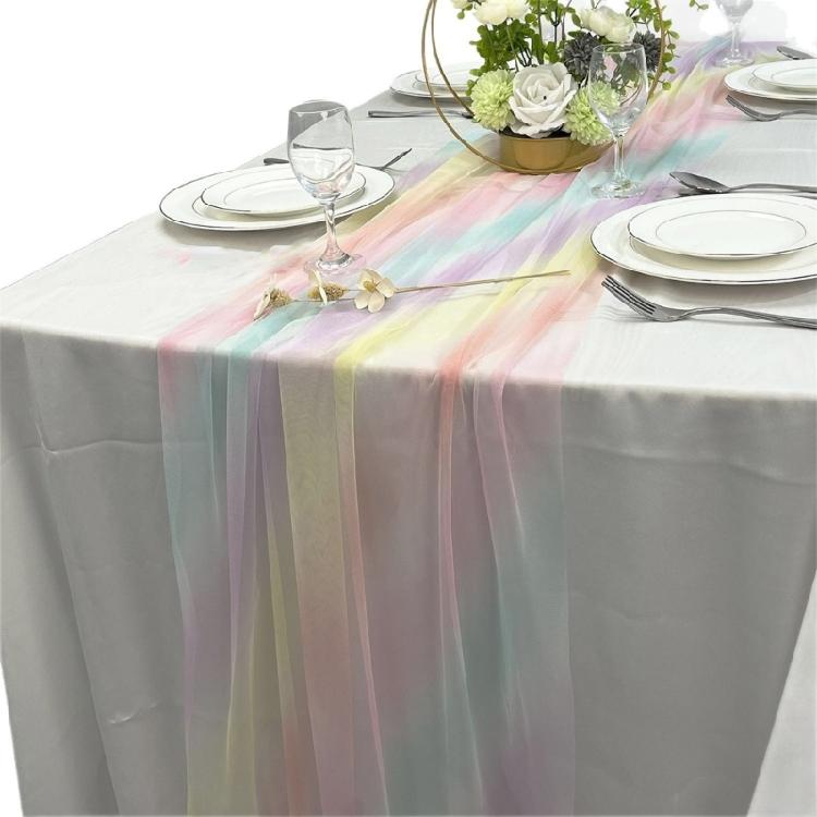 Fade Resistant Colorful Tablecloth Quick Drying Materials Easy Maintenance Portable for Travel Event