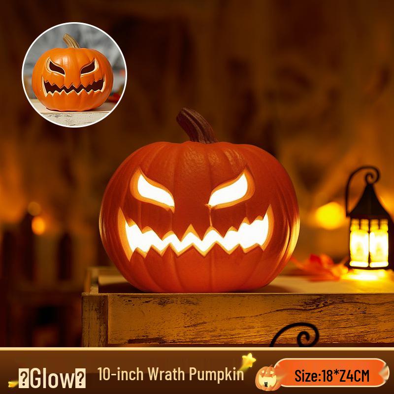 Large Luminous Pumpkin Lantern for Halloween Outdoor Theme Decorations