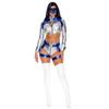 Halloween Adult Men and Women's New Wandering Earth Three-point Sexy Space Suit Cosplay Astronaut Costume