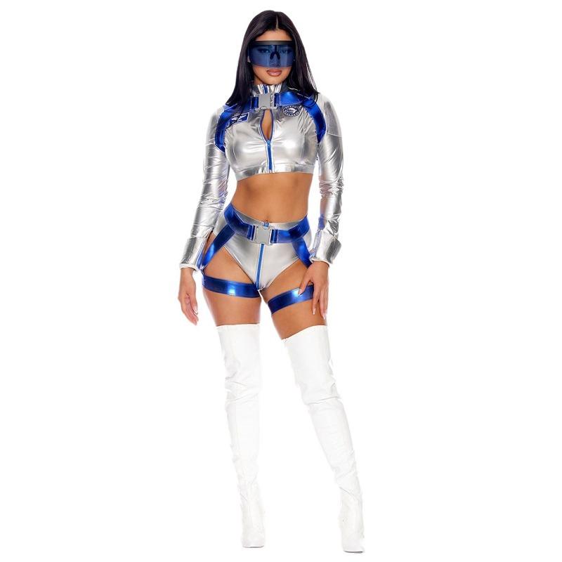 Halloween Adult Men and Women's New Wandering Earth Three-point Sexy Space Suit Cosplay Astronaut Costume