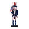 Christmas Wood Nutcracker Soldier Ornament 25cm Bar Bookshelf Party Decoration