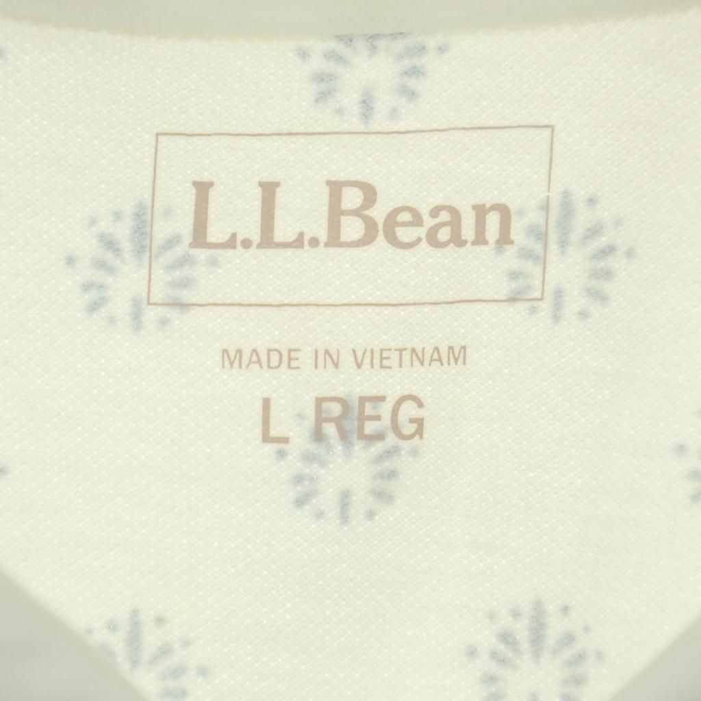 unused L.L.Bean Made in USA Overall handle Short sleeve Polo shirt L Men's Used