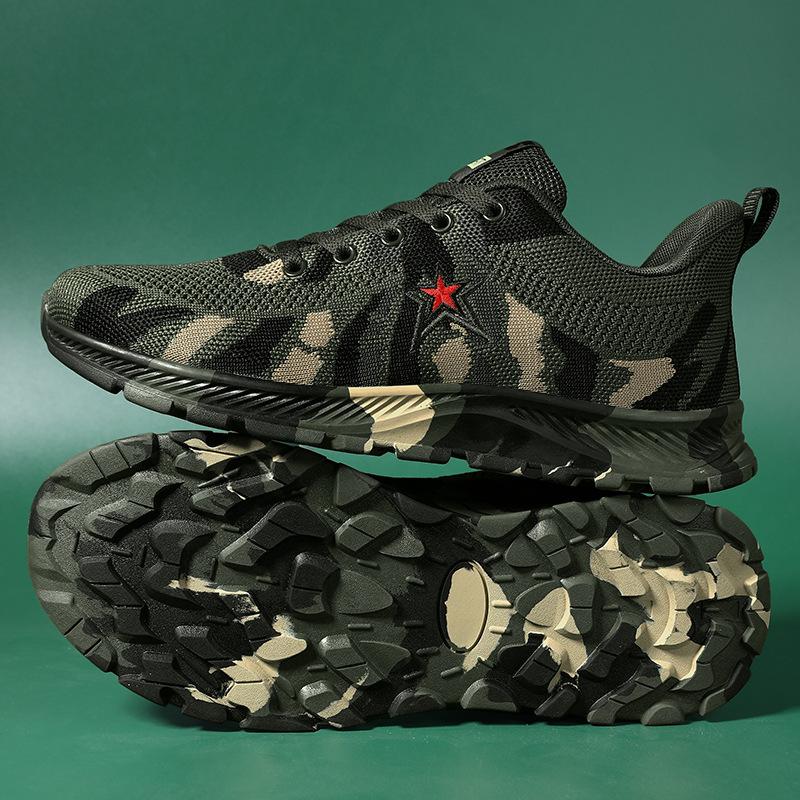 Neue Camouflage-Schuhe Paar Sportschuhe Herren Arbeitsschuhe Befreiungsschuhe Student Outdoor Militärtrainingsschuhe