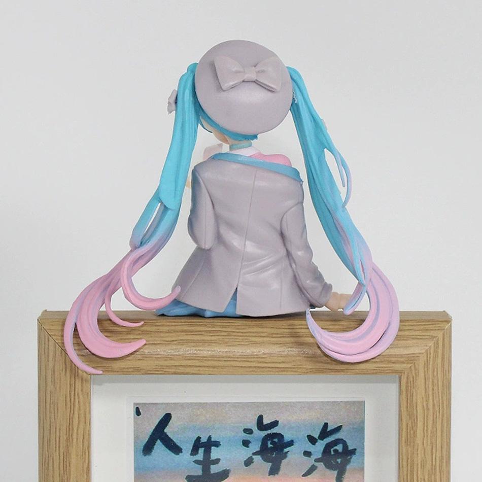 Anime Hatsune Miku Love suit jacket Kawaii Action Figure PVC Doll Model Toys ornament Desktop Decoration Christmas Gift