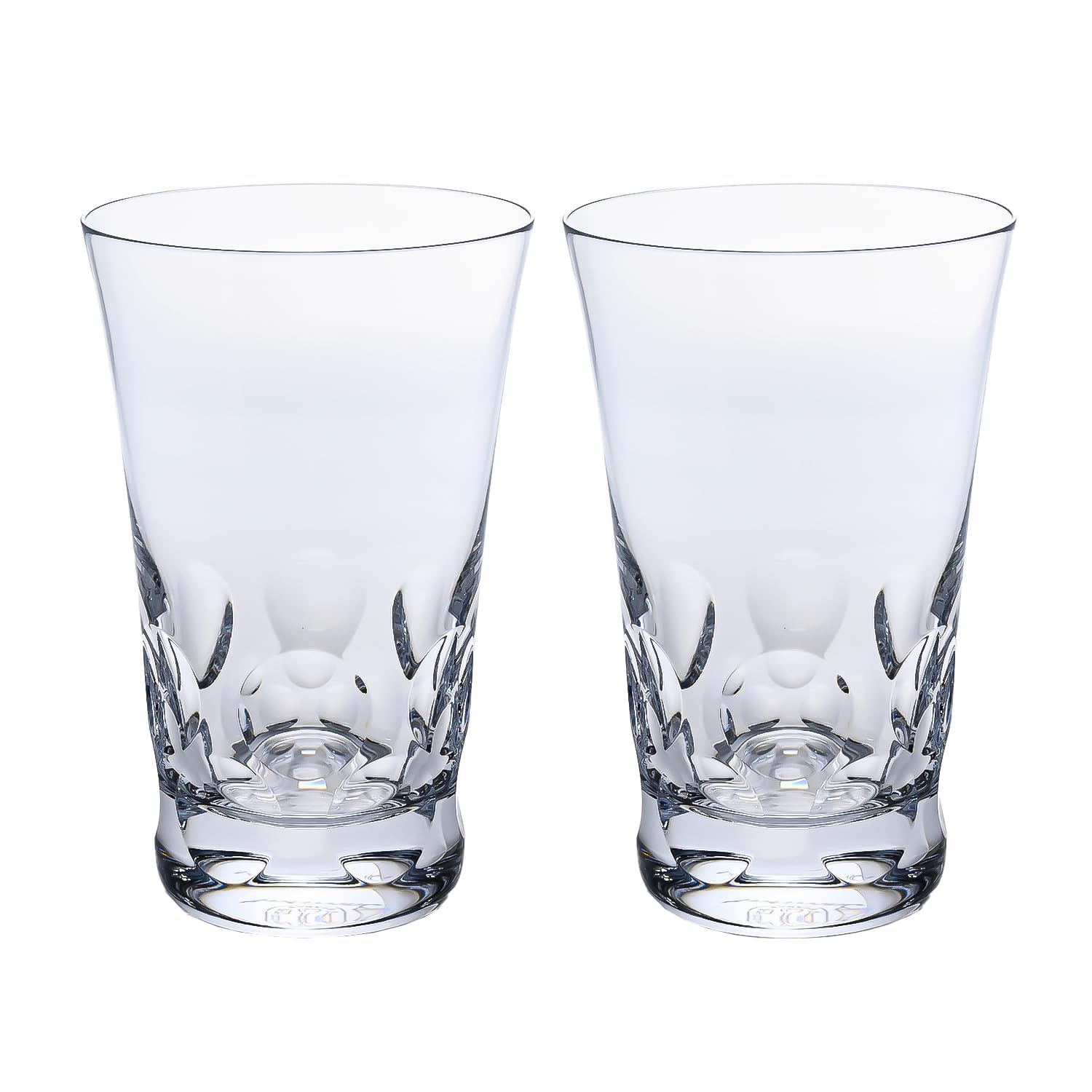 

Baccarat Beluga Glass Pair Highball Tumbler, Large, 14cm, 350cc, Product Number 2104389 [Parallel Import]