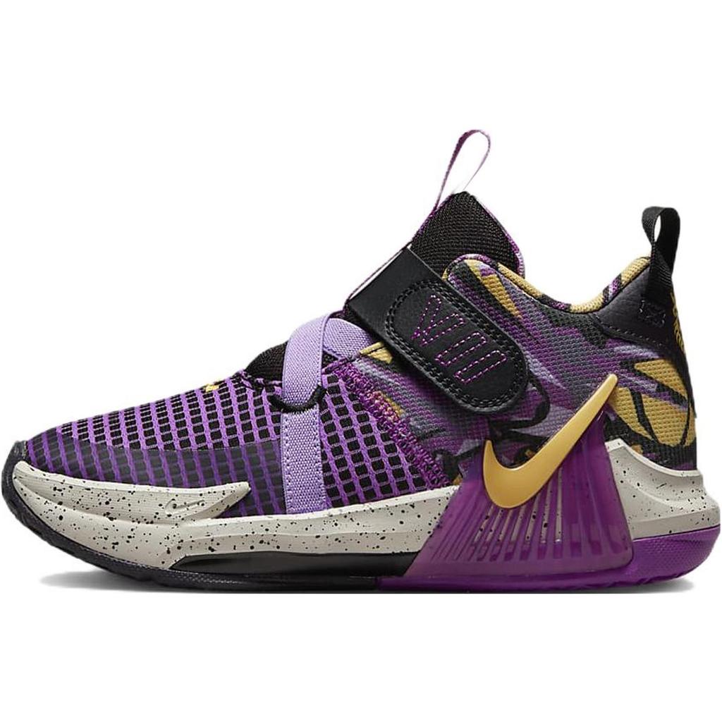 Nike Zapatillas de Baloncesto para Niños Witness 7 Negro Morado Niños de 3 a 7 Años FD0210-001