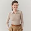 Fanzhen Women's Fall/Winter 2025 Cashmere Polo Sweater