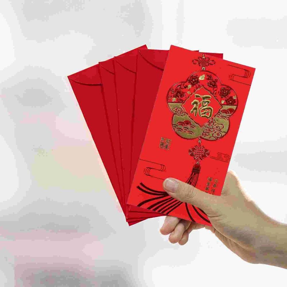 Light Weight Spring Festival For Chinese New Year Red Envelopes New Year Bag Red Purs Lucky Purse