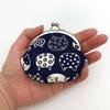 Kyosuke Coin Purse with Cat X Cm Navy Japanese-made Design, 9.5 8.5 (2.6 Inches), Wallet/coin Case, Blue, Japanese-style Goods.