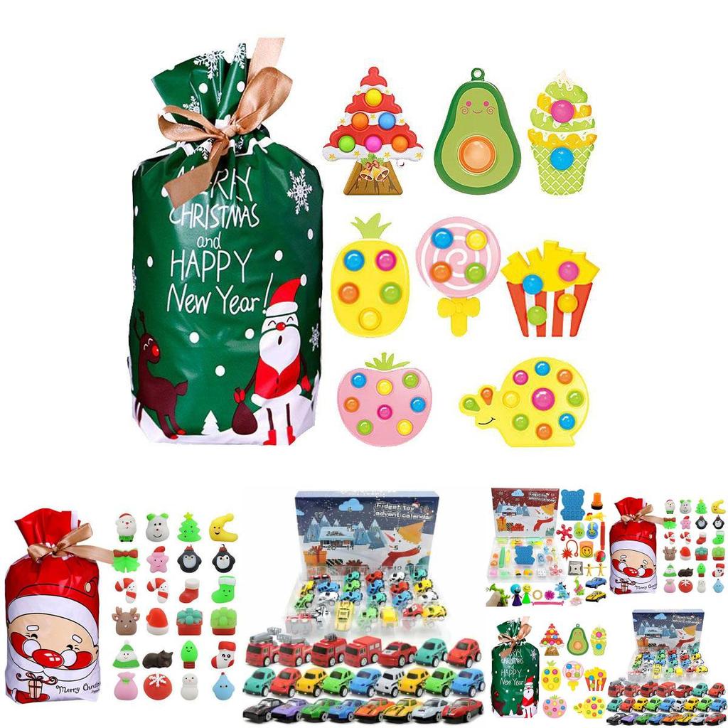 Exciting Kids Fidget Squishy Toy Cars Advent Calendar For Stress Relief And Sensory Fun