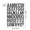1-inch Letter Sticker Bright Film Art Body Waterproof Mobile Phone Case Water Cup Big Belly Cup DIY Alphanumeric Sticker