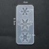 1 ST DIY Crystal Dropper Sneeuwvlok Accessoires met Gaten Hanger Siliconen Mal